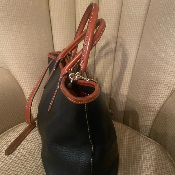 Dooney & Bourke Pebbled Leather Tote/Shoulder Bag - Picture 6 of 11